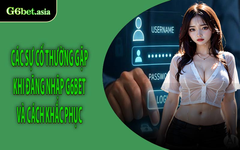 Các sự cố thường gặp khi đăng nhập G6bet và cách khắc phục